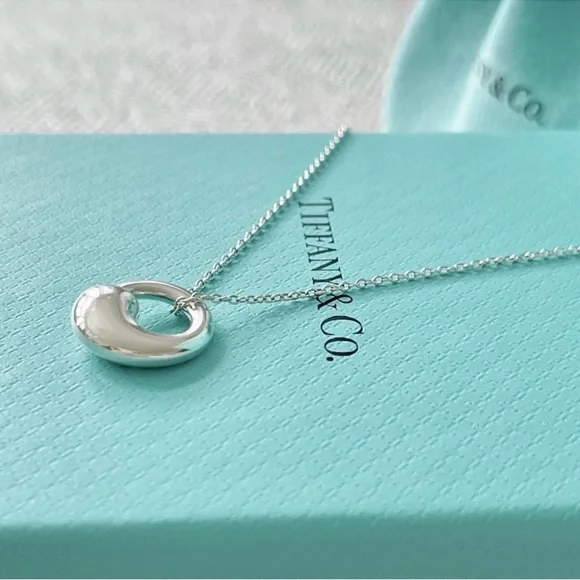 ❤️ Tiffany & Co.❤️ Eternal Circle Pendant ❤️ - Picture 8 of 16